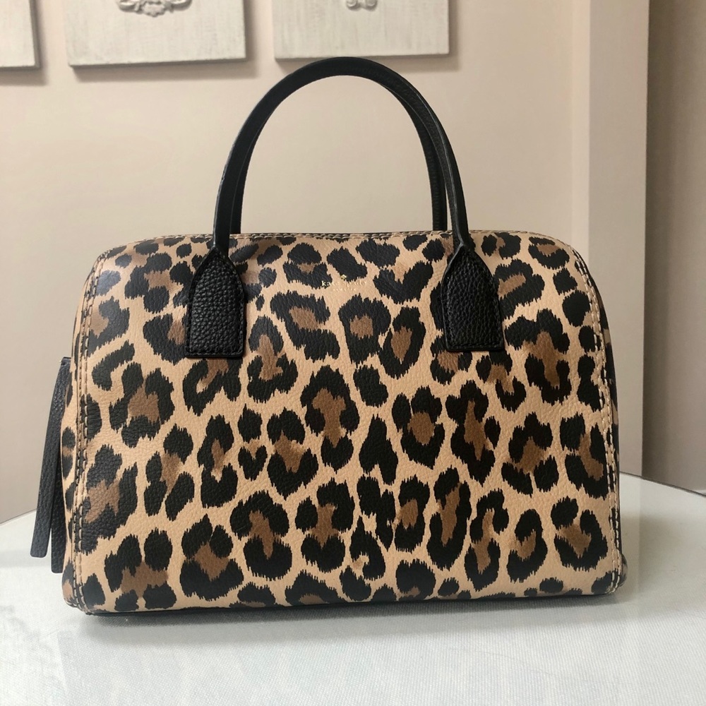 Kate Spade Dunne Lane Leopard Handbag - Mega Lane
